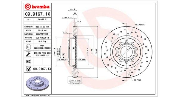 MAGNETI MARELLI Jarrulevy 360406002002